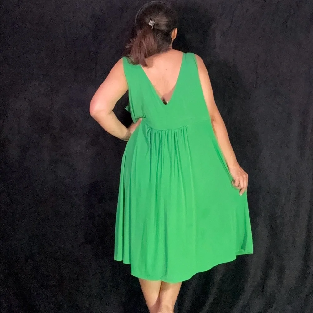 Aa Studio Emerald Green Midi Dress - Picture 5 of 8
